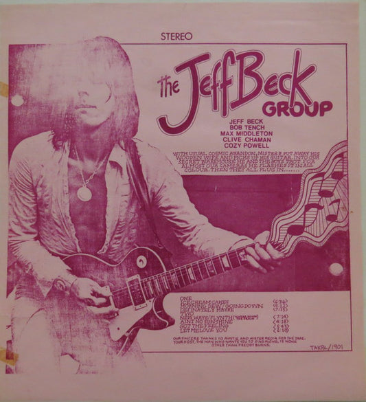 Jeff Beck Group ‎– European Tour -1974  Jazz, Rock, Blues< Hard Rock (Unofficial Release /Boot) Vinyl
