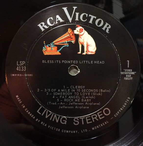 Jefferson Airplane – Bless Its Pointed Little Head 1969 - Rock Style: Acid Rock, Psychedelic Rock (Vinyl)