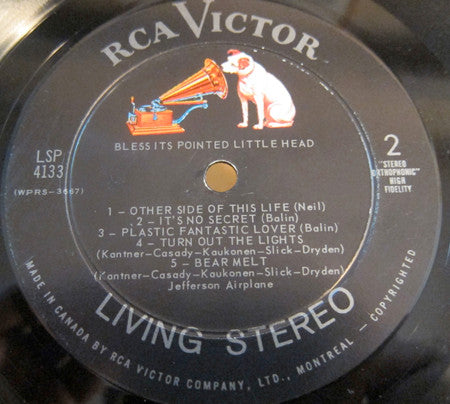 Jefferson Airplane – Bless Its Pointed Little Head 1969 - Rock Style: Acid Rock, Psychedelic Rock (Vinyl)