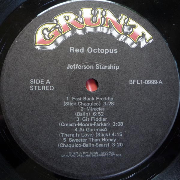 Jefferson Starship - Red Octopus -1975 Classic Rock (vinyl )