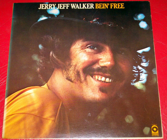 Jerry Jeff Walker – Bein' Free - 1970-Country Rock, Psychedelic Rock, Country (Vinyl)