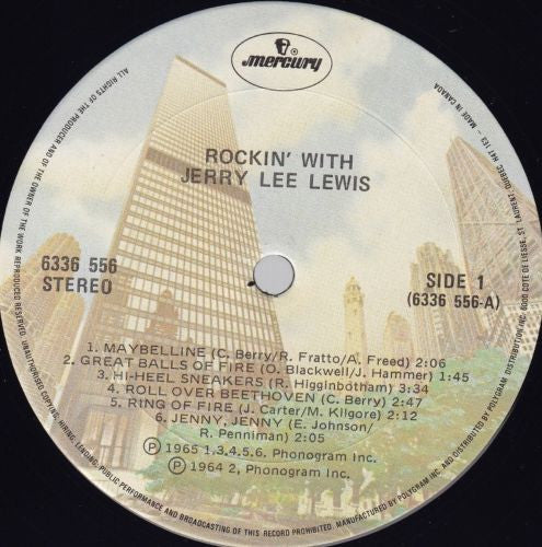 Jerry Lee Lewis – Rockin' With Jerry Lee Lewis 1972-Rock, Pop Style: Rock & Roll (Vinyl)