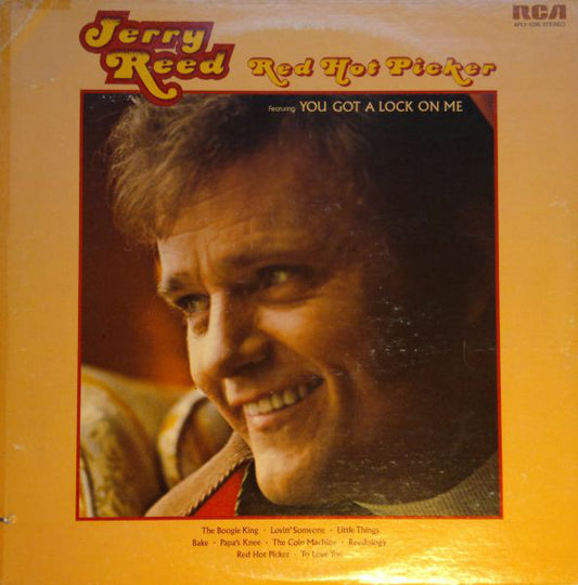 Jerry Reed ‎– Red Hot Picker - 1975- Folk, World, & Country (vinyl)