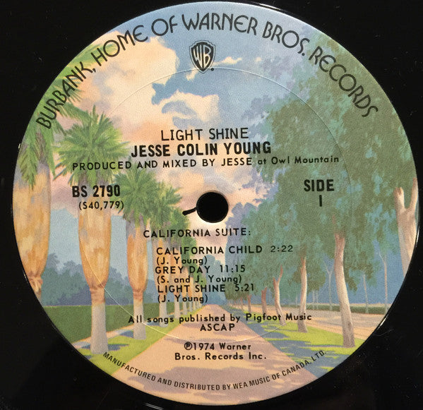 Jesse Colin Young – Light Shine – 1974 – Folk Rock / Singer-Songwriter