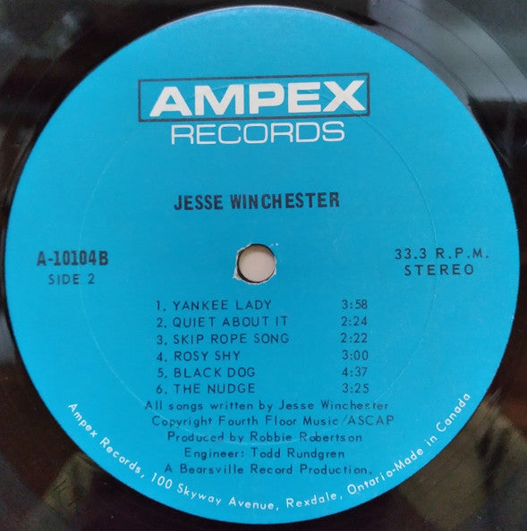 Jesse Winchester – Jesse Winchester -  Rock, Folk, World, & Country Style ( Clearance Vinyl  )