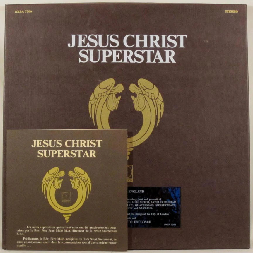 Jesus Christ Superstar A Rock Opera 2 LP Box set - like new (vinyl set)  SALE
