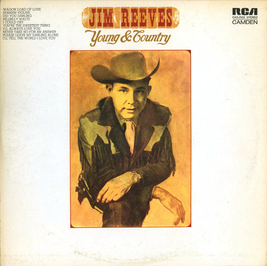Jim Reeves – Young And Country - 1971-Folk, World, & Country Style: Country (Vinyl)