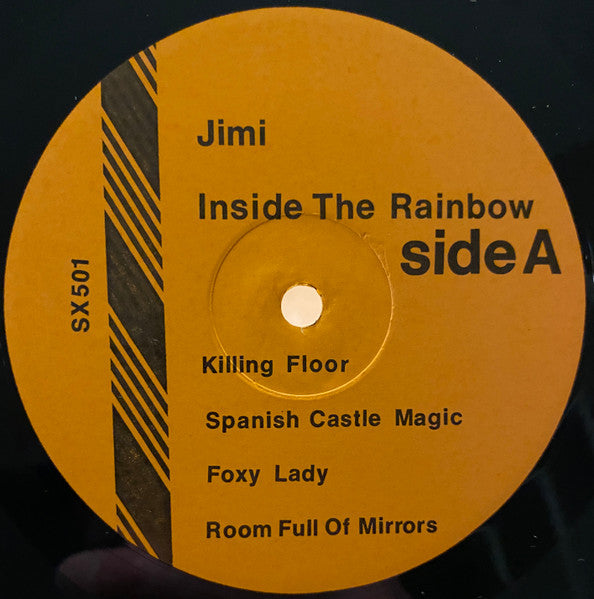 Jimi Hendrix – Jimi Inside The Rainbow 1980 - 2LPs Blues Rock, Psychedelic Rock, Classic Rock (Unofficial ReleaseJamaca))