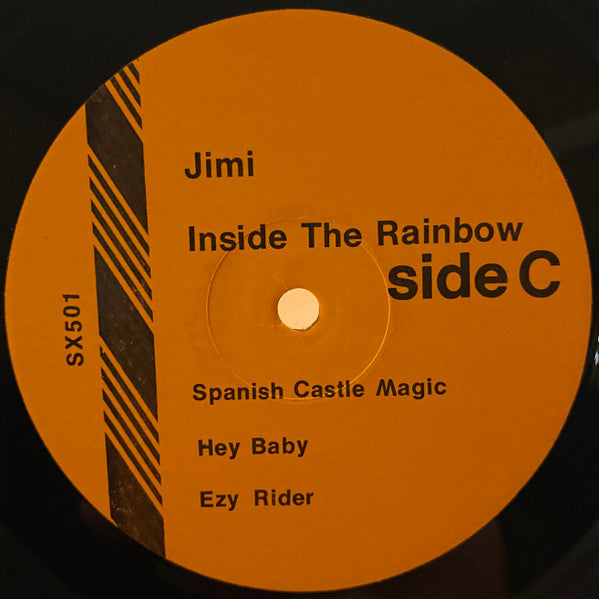 Jimi Hendrix – Jimi Inside The Rainbow 1980 - 2LPs Blues Rock, Psychedelic Rock, Classic Rock (Unofficial ReleaseJamaca))