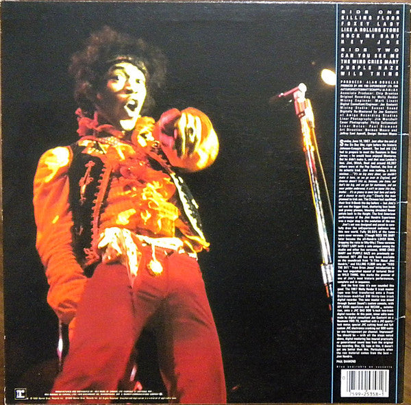 Jimi Hendrix – Jimi Plays Monterey 1986 Genre: Rock, Stage & Screen Style: Blues Rock, Psychedelic Rock, Soundtrack (vinyl)