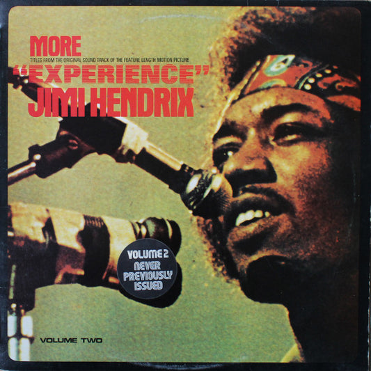 Jimi Hendrix – More  "Experience" Jimi Hendrix (Titles From The Original Sound Track Of The Feature Length Motion Picture) (Volume Two) Vinyl