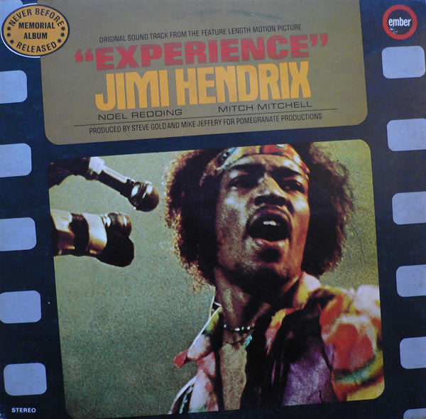 Jimi Hendrix – Original Sound Track 'Experience' 1971	Rock, Stage & Screen Style: Blues Rock, Soundtrack, Psychedelic Rock (Vinyl)