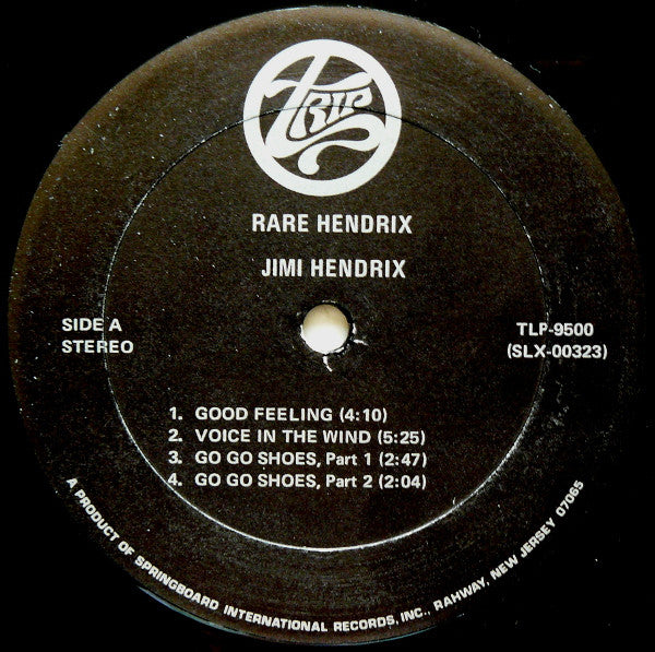 Jimi Hendrix – Rare Hendrix (1975, USA Vinyl LP) — Trip TLP‑9500