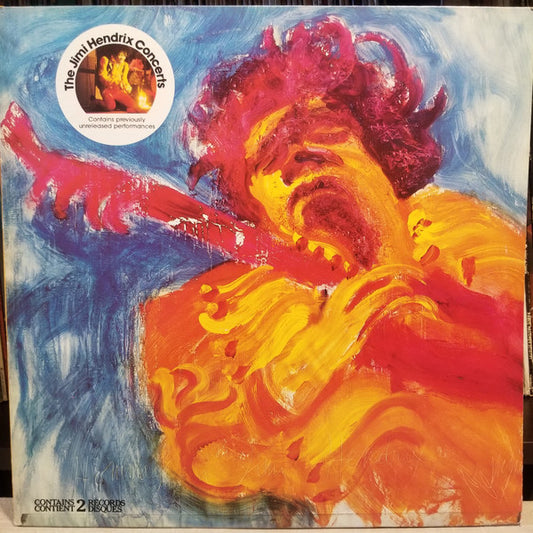 Jimi Hendrix – The Jimi Hendrix Concerts – 1982 – Psychedelic Rock / Live Compilation (Canadian pressing) ( 2 lp )