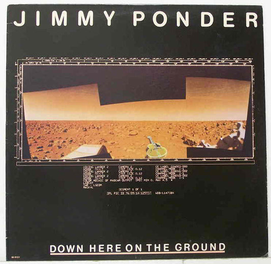 Jimmy Ponder Down Here On The Ground - 1984-Jazz-Funk (Vinyl) Mint Promo Copy