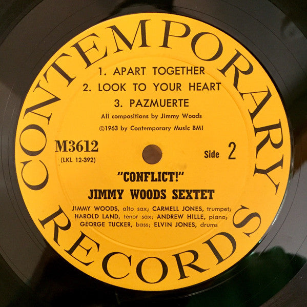 Jimmy Woods Sextet Featuring Elvin Jones – Conflict 1963-Jazz Style: Post Bop (Very Rare Vinyl)