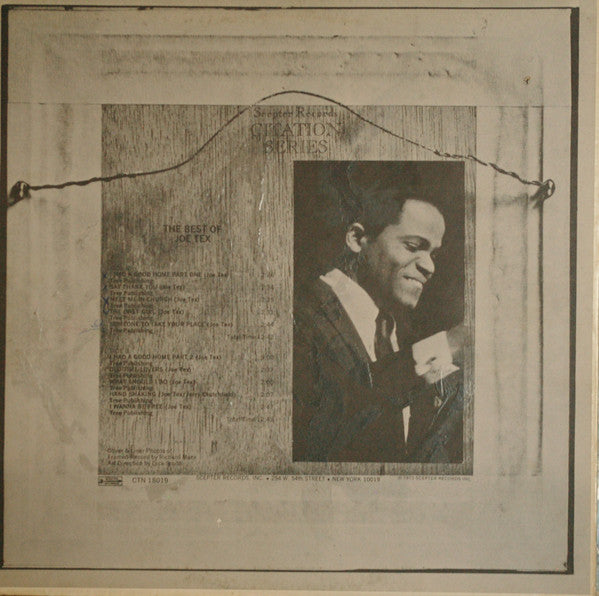Joe Tex – The Best Of - 1973-Funk / Soul Style:Rhythm & Blues (Vinyl)  Near Mint