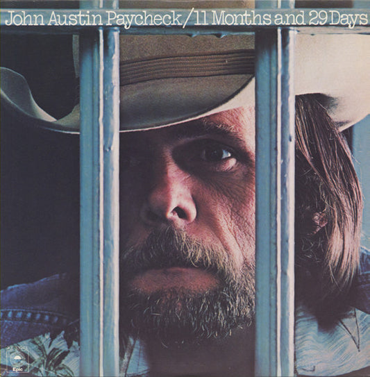 John Austin Paycheck 11 Months And 29 Days - 1976- Folk, World, & Country Country, Honky Tonk (Vinyl)