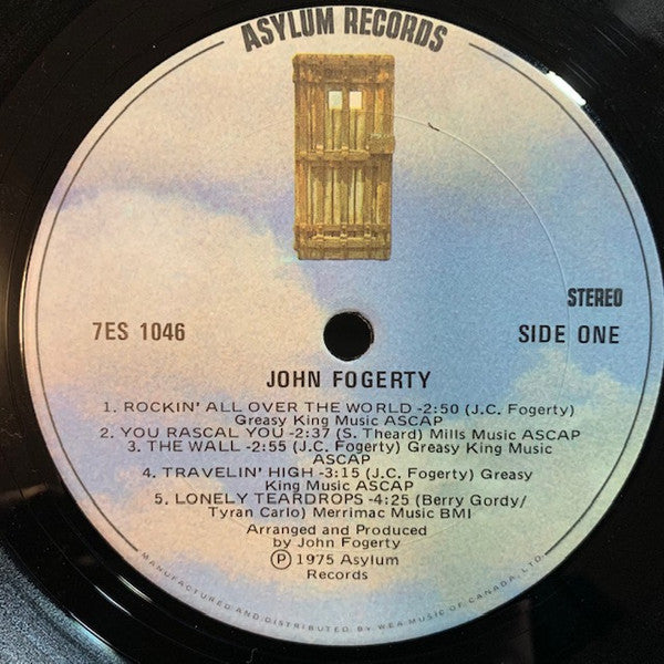 John Fogerty – John Fogerty - 1975 Rock (vinyl)