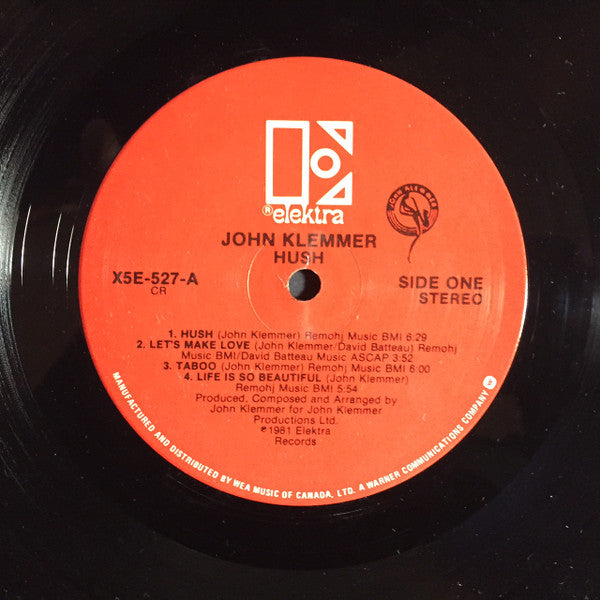 John Klemmer – Hush – Jazz / Fusion / Contemporary (vinyl)