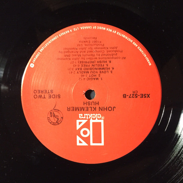 John Klemmer – Hush – Jazz / Fusion / Contemporary (vinyl)