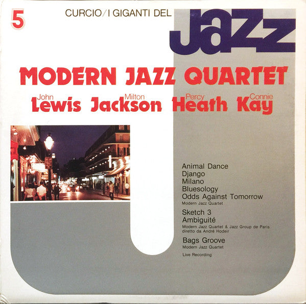 Modern Jazz Quartet / John Lewis , Milton Jackson*, Percy Heath, Connie Kay ‎– I Giganti Del Jazz Vol. 5 -Hard Bop jazz - (vinyl)