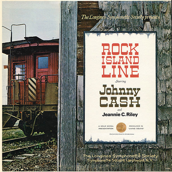 Johnny Cash & Jeannie C. Riley – Rock Island Line Country / Folk (vinyl)