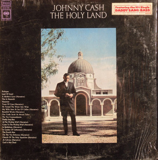 Johnny Cash ‎– The Holy Land - 1969-  Country, Gospel, Religious, Spoken Word (vinyl)