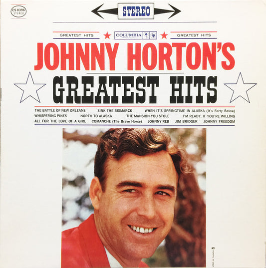 Johnny Horton ‎– Johnny Horton's Greatest Hits 1961- Country Folk (vinyl)