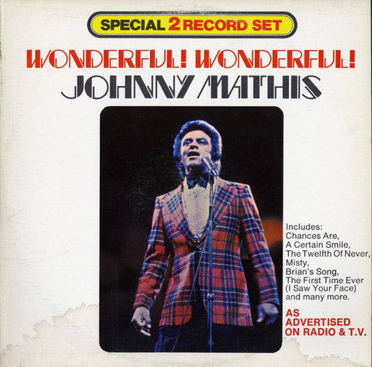 Johnny Mathis – Wonderful! Wonderful! -2 lps set - Pop (Vinyl) Near Mint