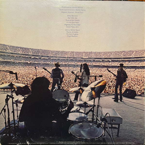 Johnny Winter – Captured Live! 1976-Blues Rock, Electric Blues ( VInyl)