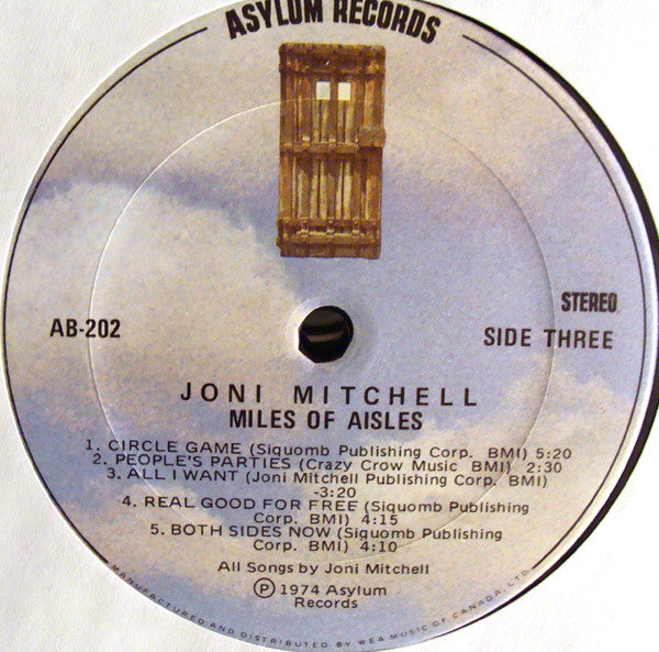Joni Mitchell And The L.A. Express – Miles Of Aisles -  2 lps- 1974-Folk Rock (Vinyl)