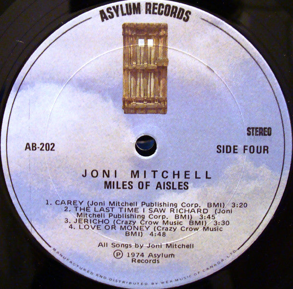Joni Mitchell And The L.A. Express – Miles Of Aisles -  2 lps- 1974-Folk Rock (Vinyl)