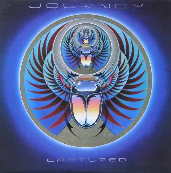 Journey – Captured – 1981 – Rock / Arena Rock / Live (Canadian pressing) (vinyl) 2 lps