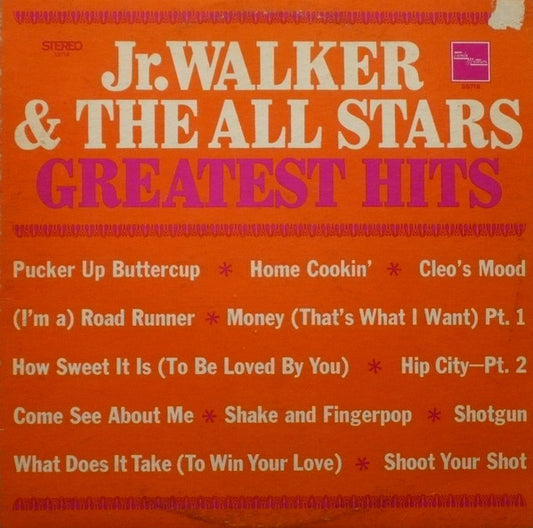 Jr. Walker & The All Stars ‎– Greatest Hits - 1969-Soul, Rhythm & Blues (vinyl)