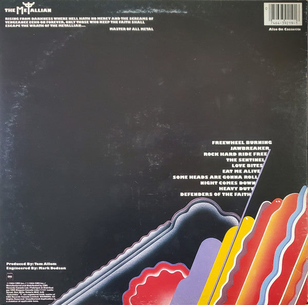 Judas Priest – Defenders of the Faith – 1984 – Heavy Metal / Hard Rock (VINYL) Excellent copy !