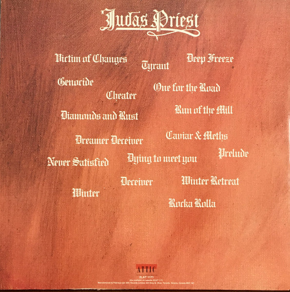 Judas Priest – Hero, Hero (2 lps) 1981 Heavy Metal ( Vinyl) 2 lps - Hard To Find!