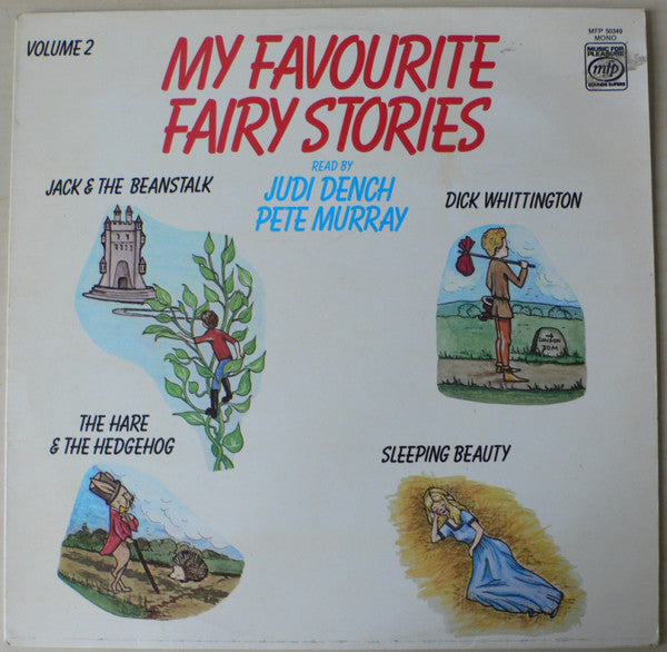 Judi Dench And Pete Murray  My Favourite Fairy Stories Vol. 2 1977 Ge Children's (vinyl)