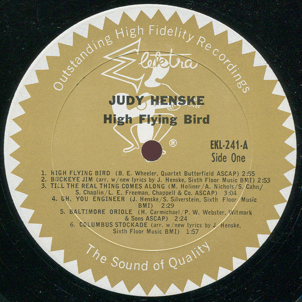 Judy Henske – High Flying Bird - 1963-Jazz, Folk, World, & Country Style: Folk ( Rare Vinyl)