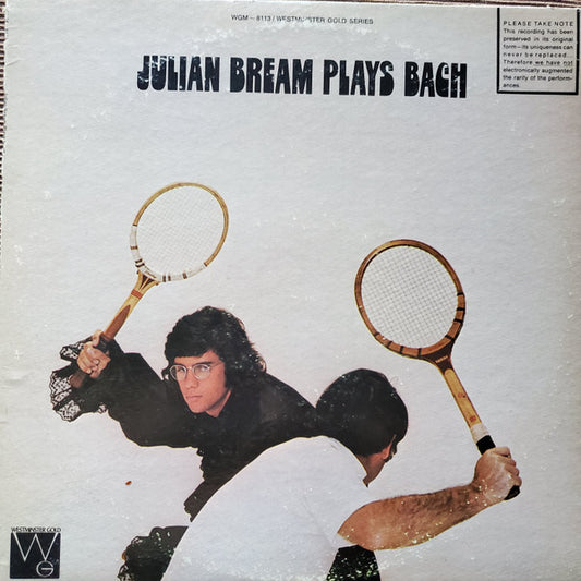 Julian Bream – Plays Bach - 1970-Classical Style: Baroque (Vinyl) NM