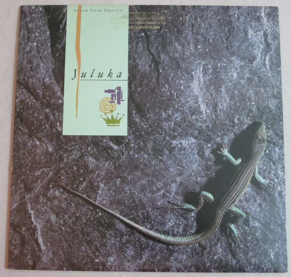 Juluka ‎– Stand Your Ground 1984 African Folk Rock (vinyl)