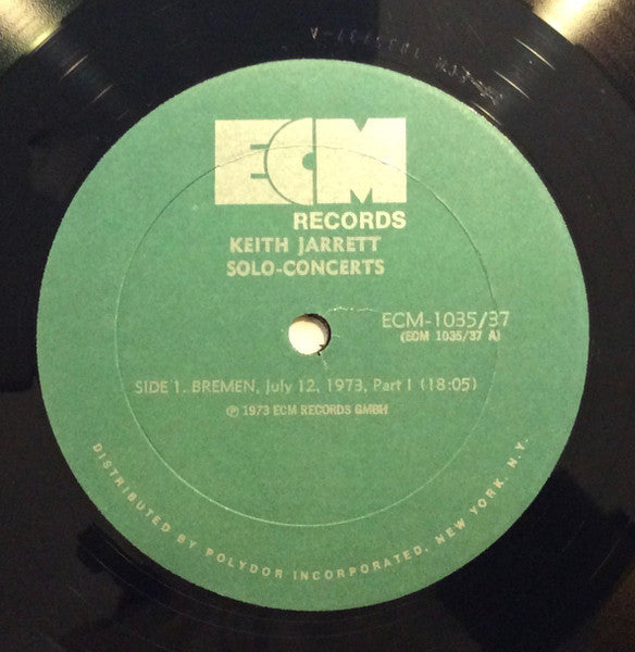 Keith Jarrett ‎– Solo Concerts: Bremen / Lausanne -1973 ( 3 lps ) Jazz (vinyl) NM