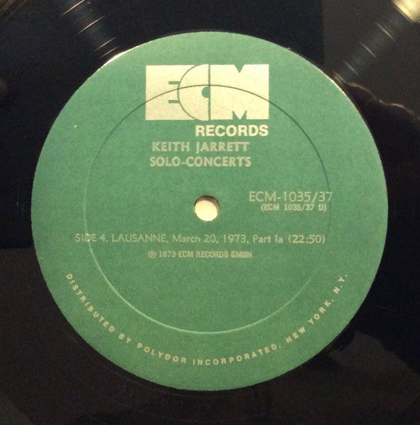 Keith Jarrett ‎– Solo Concerts: Bremen / Lausanne -1973 ( 3 lps ) Jazz (vinyl) NM