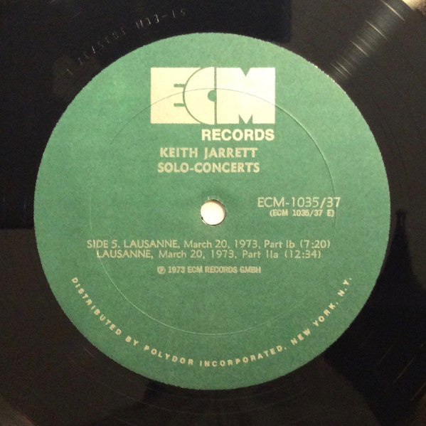 Keith Jarrett ‎– Solo Concerts: Bremen / Lausanne -1973 ( 3 lps ) Jazz (vinyl) NM