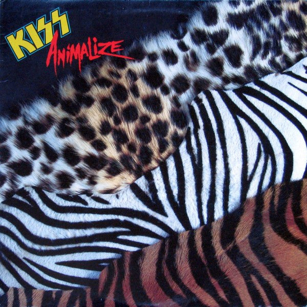 Kiss- Animalize -1984 Hard Rock Glam (vinyl)  Awesome Copy Near Mint !