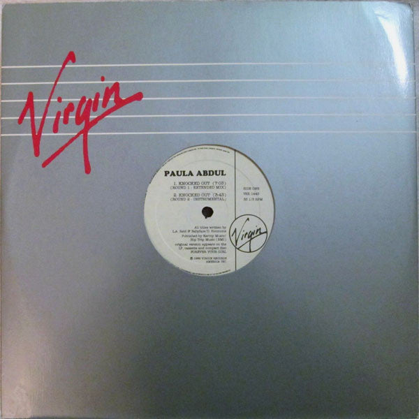 Paula Abdul – Knocked Out – 1988 – Contemporary R&B (vinyl lp)