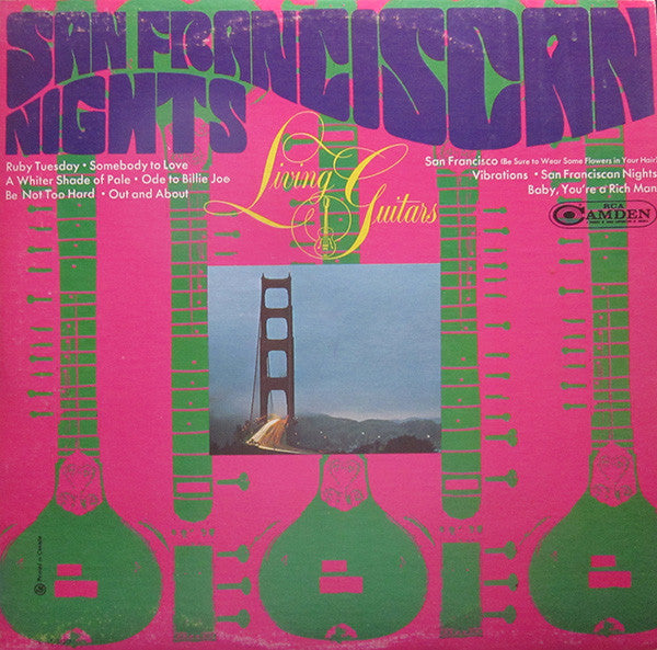 Living Guitars – San Franciscan Nights – 1968 – Space-Age / Easy Listening (vinyl lp)