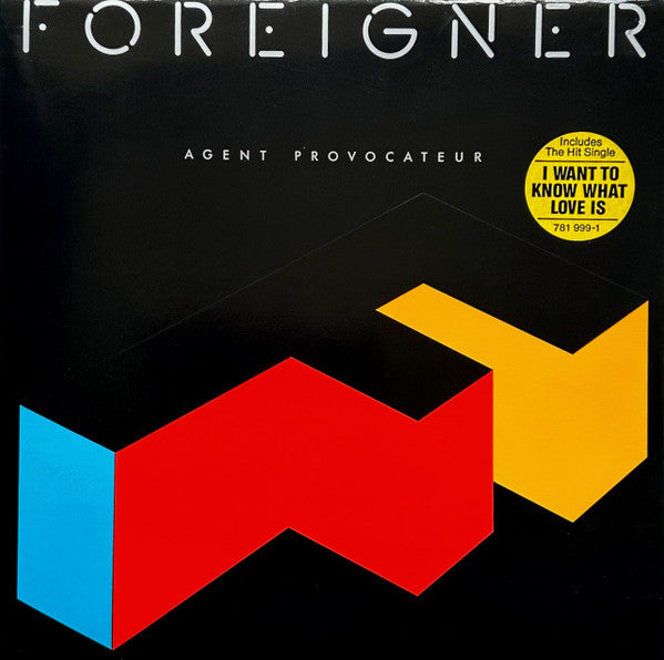 Foreigner – Agent Provocateur – 1984 – Pop Rock / Classic Rock (vinyl lp) Near Mint