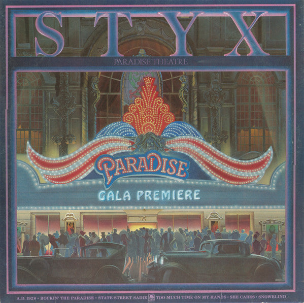 Styx – Paradise Theatre – 1981 – Pop Rock / Classic Rock (vinyl lp)