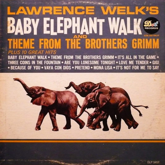Lawrence Welk – Lawrence Welk's Baby Elephant Walk And Theme From The Brothers Grimm - 1962-Jazz, Pop 9vinyl0
